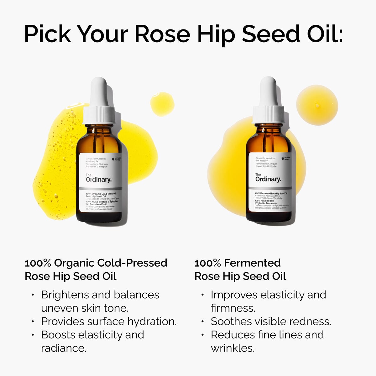 100% Organic Cold-Pressed Rose Hip Seed Oil - Home Glow