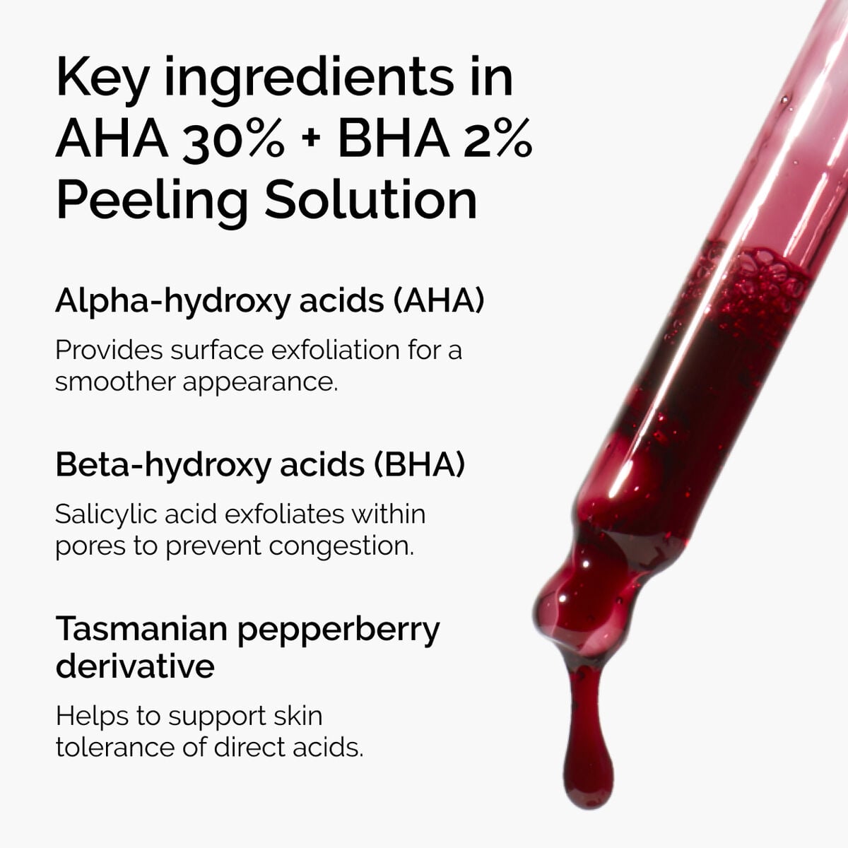 AHA 30% + BHA 2% Peeling Solution - Easy Routine